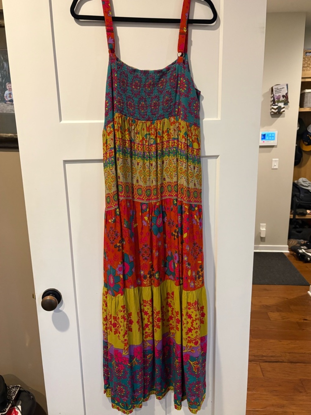 NATURAL LIFE Multicolor Floral Boho Maxi Dress - Picture 2 of 3